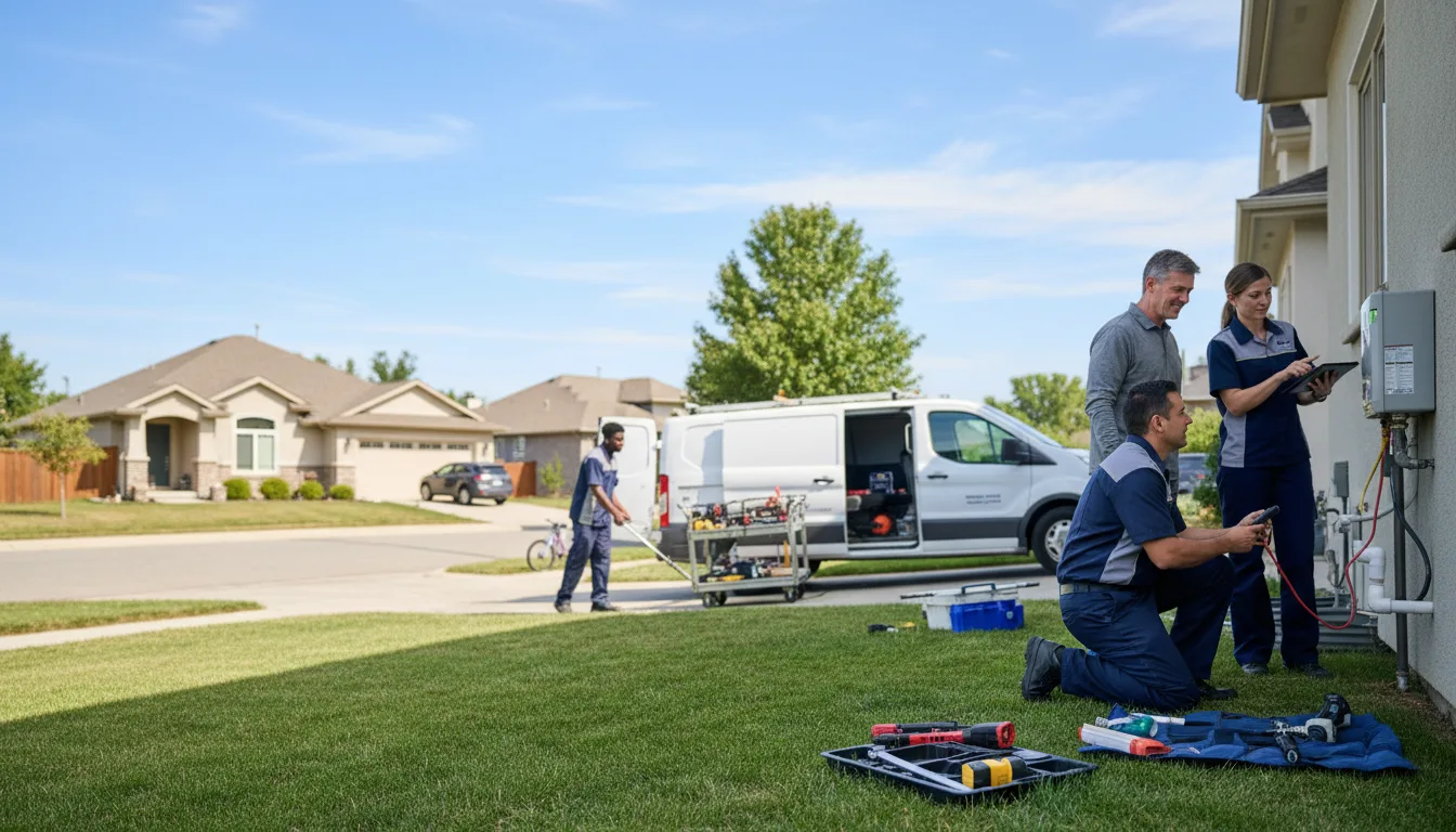 Tankless water heater service in Quincy, OH
